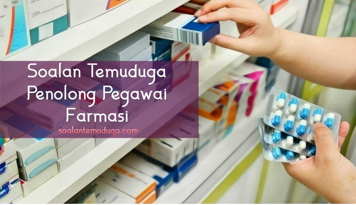 soalan temuduga penolong pegawai farmasi