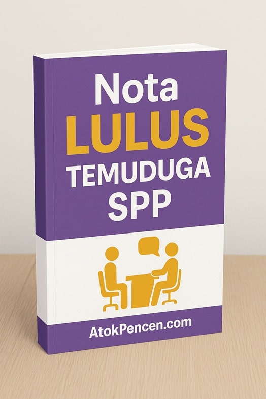Nota lulus temuduga SPP